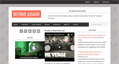 Desktop Screenshot of beyondjugaad.com